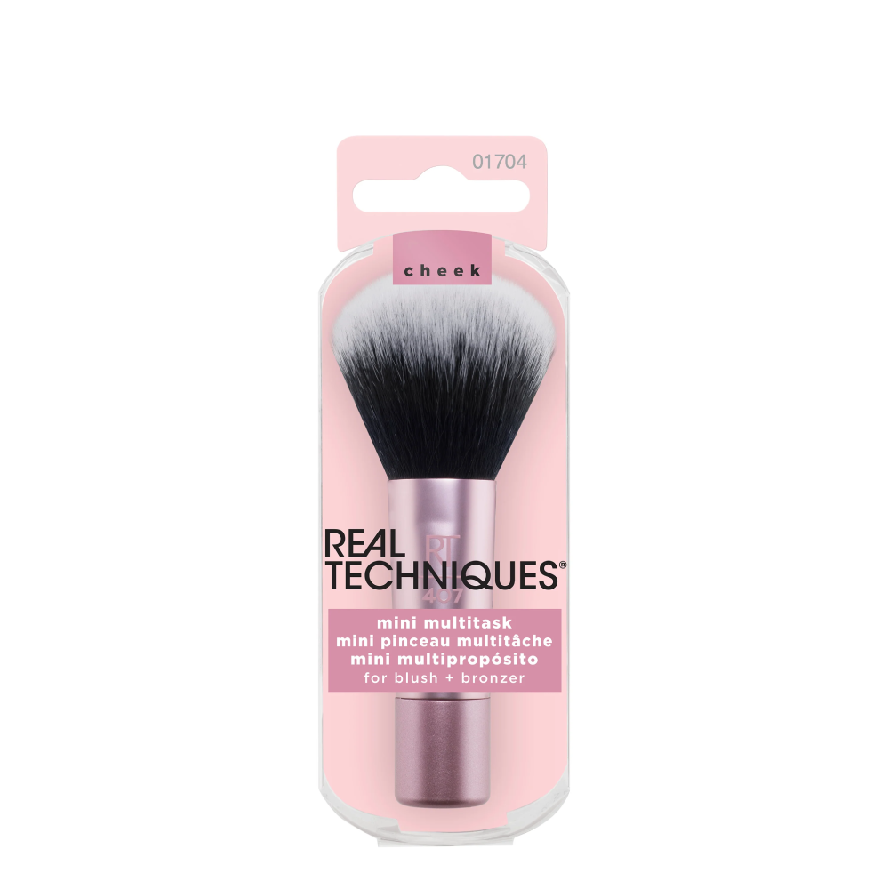 Real Techniques Mini Multitask Brush, Real Techniques Mini Multitask Brush รีวิว , บบลัชออน, บรอนเซอร์, ไฮไลท์ ,แป้ง , แปรง Real Techniques